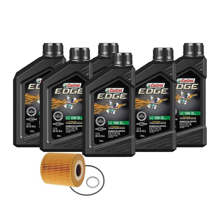 OEM Volvo Engine Oil Change Kit - Motul (10W-30) (Edge) 1275810